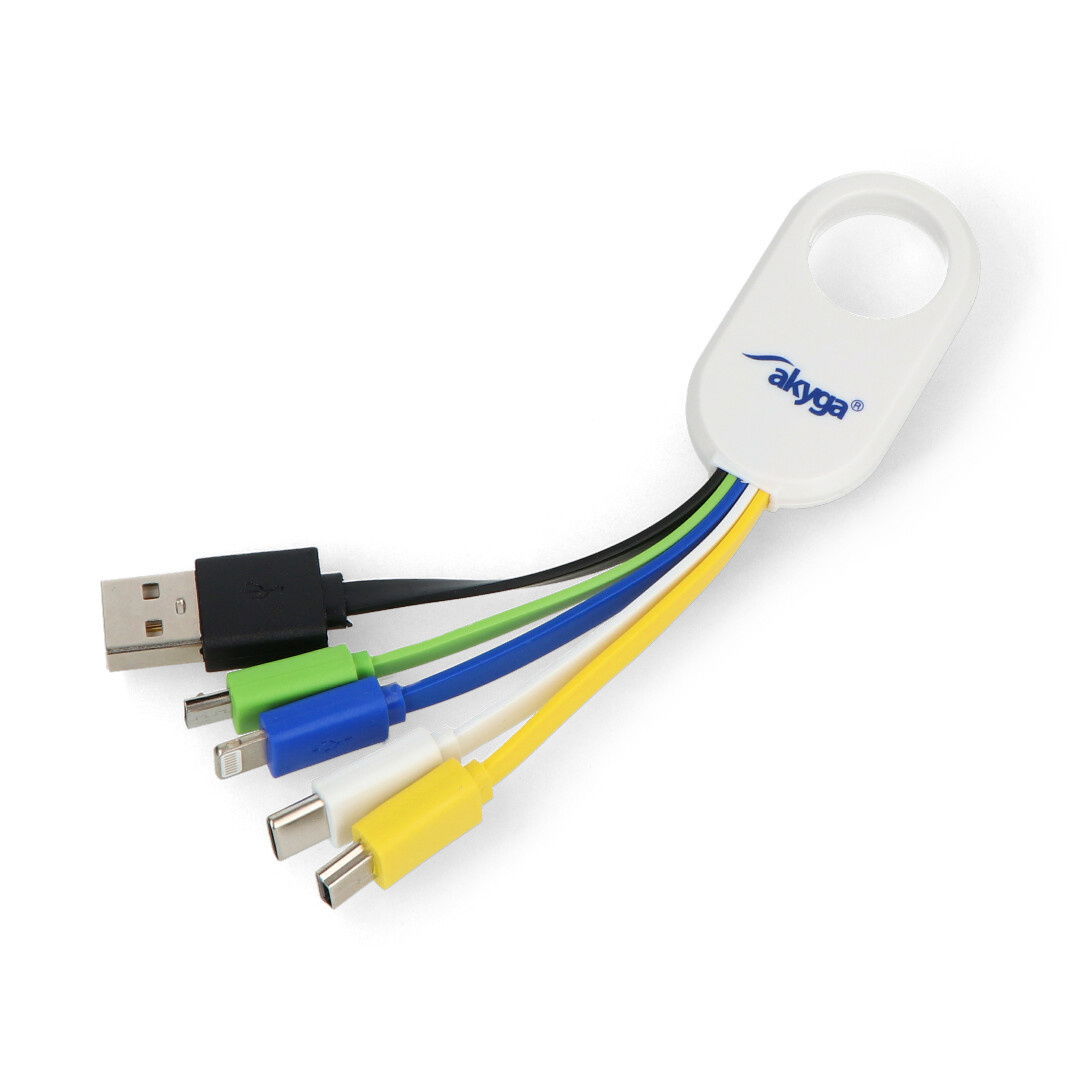 Adaptér klíčenka USB 5v1 Akyga AK-AD-51