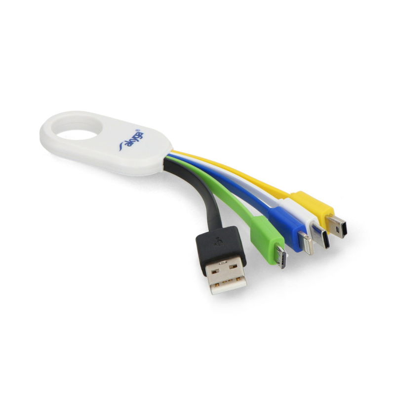 Adaptér klíčenka USB 5v1 Akyga AK-AD-51