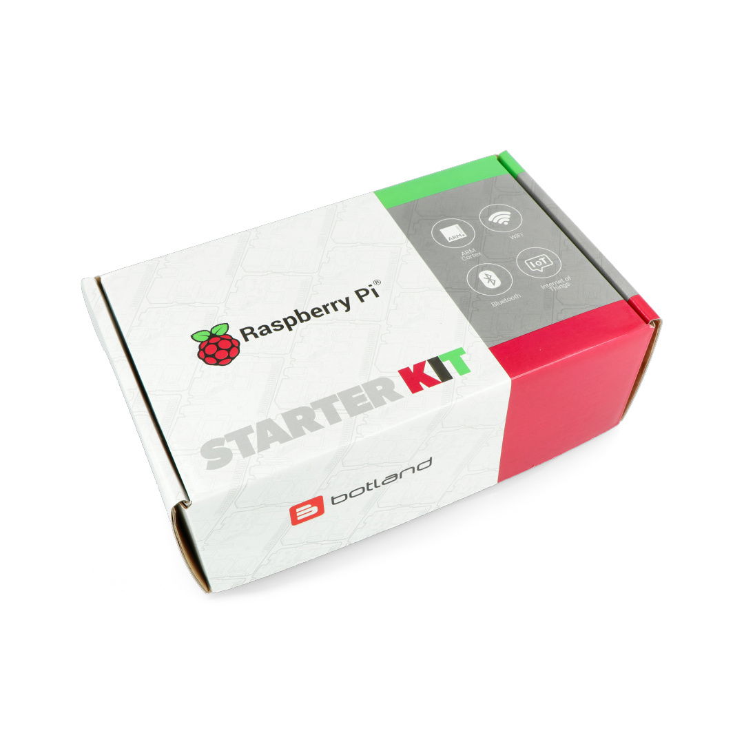Set s Raspberry Pi 5 WiFi 2GB RAM + 32GB microSD + oficiální příslušenství