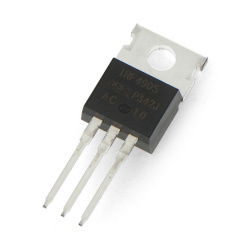 P-MOSFET IRF4905 tranzistor -55V/-74A - THT