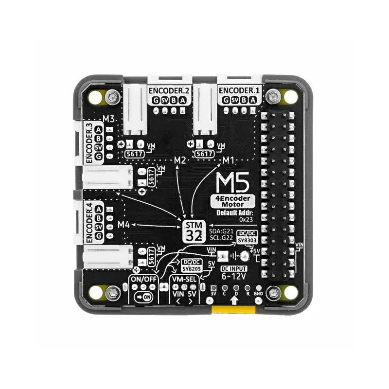 4-Channel Encoder Motor Driver Module(STM32F030)