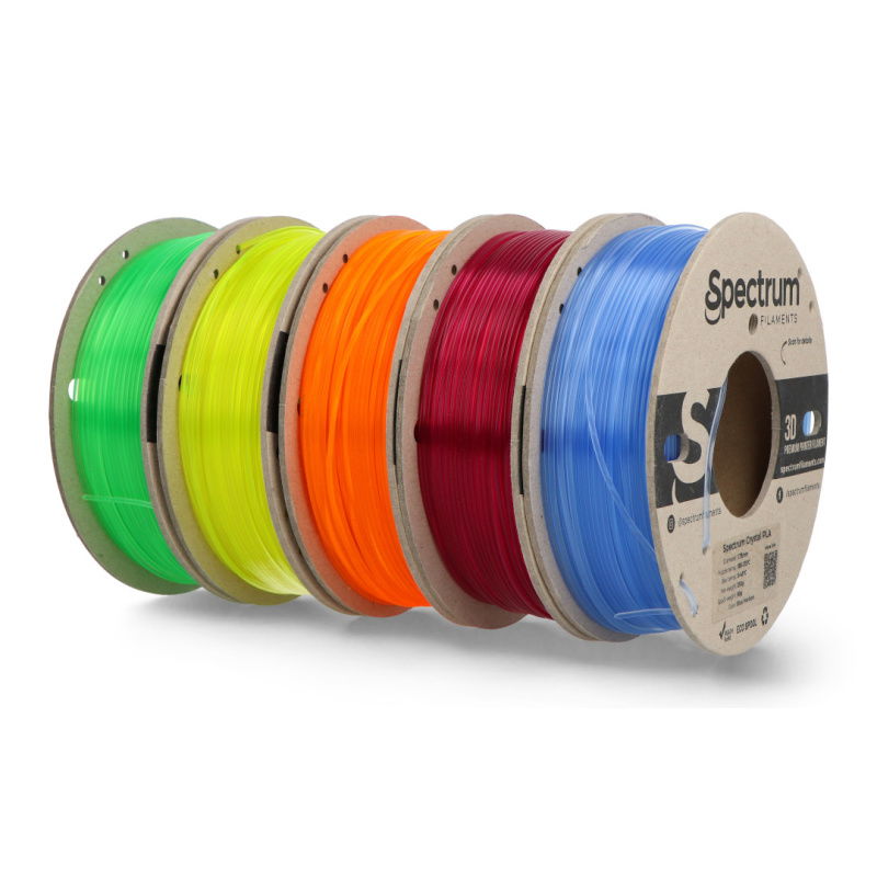 Filament Spectrum 5PACK PLA Crystal 1.75mm (5x 0.25kg)