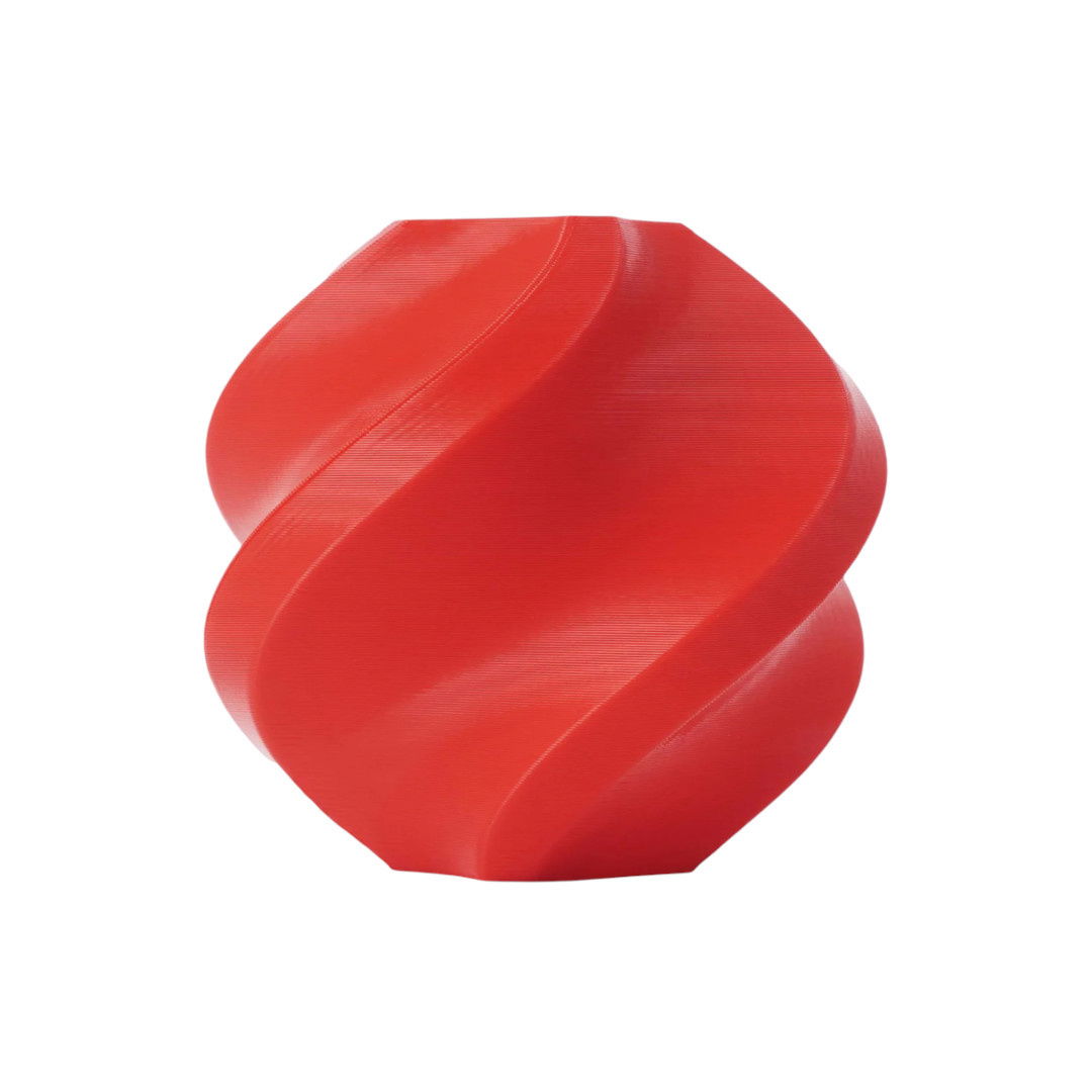 Bambu Lab PLA Basic filament 1,75 mm 1 kg – součástí balení s opakovaně použitelnou cívkou – červená