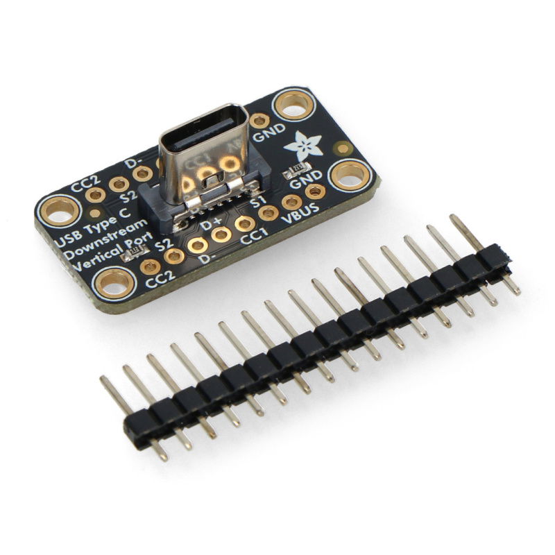 Adafruit USB Type C Vertical Breakout - Downstream Connection