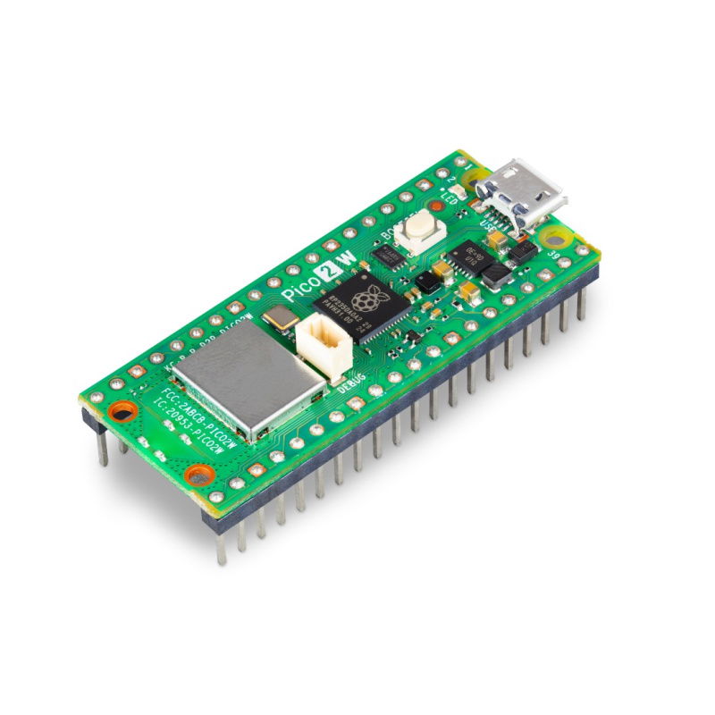 Raspberry Pi Pico 2W with Header