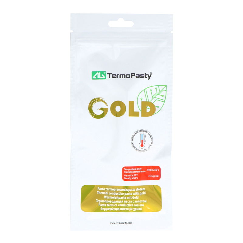 Tepelně vodivá pasta AG Gold - stříkačka 3g