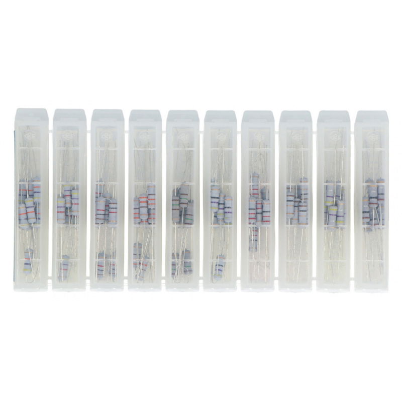 Sada rezistorů CF THT 1W - 100ks.