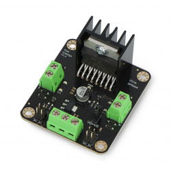 DFRobot L298N - dvoukanálový budič motoru - modul 12V / 2A