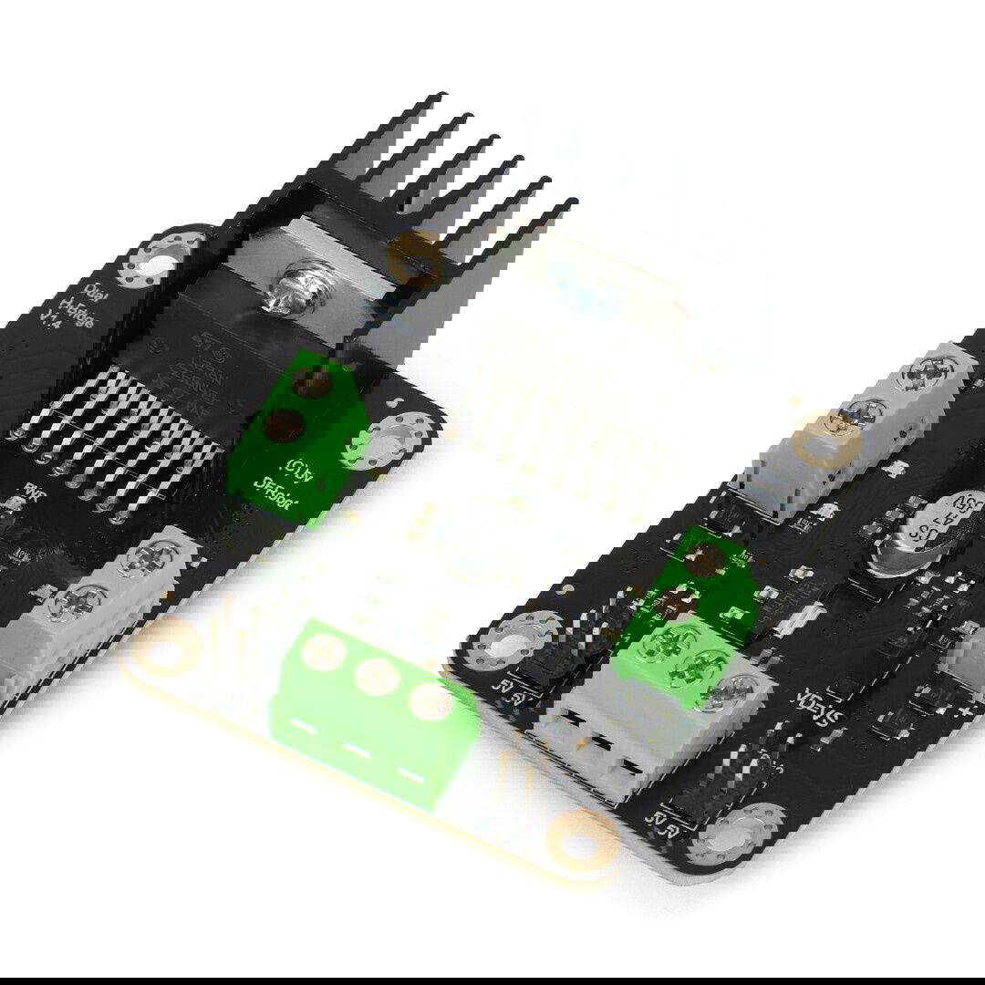 DFRobot L298N - dvoukanálový budič motoru - modul 12V / 2A