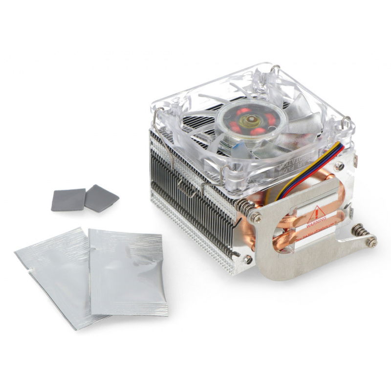 Argonový THRML ventilátor pro Raspberry Pi 5 s chladičem -