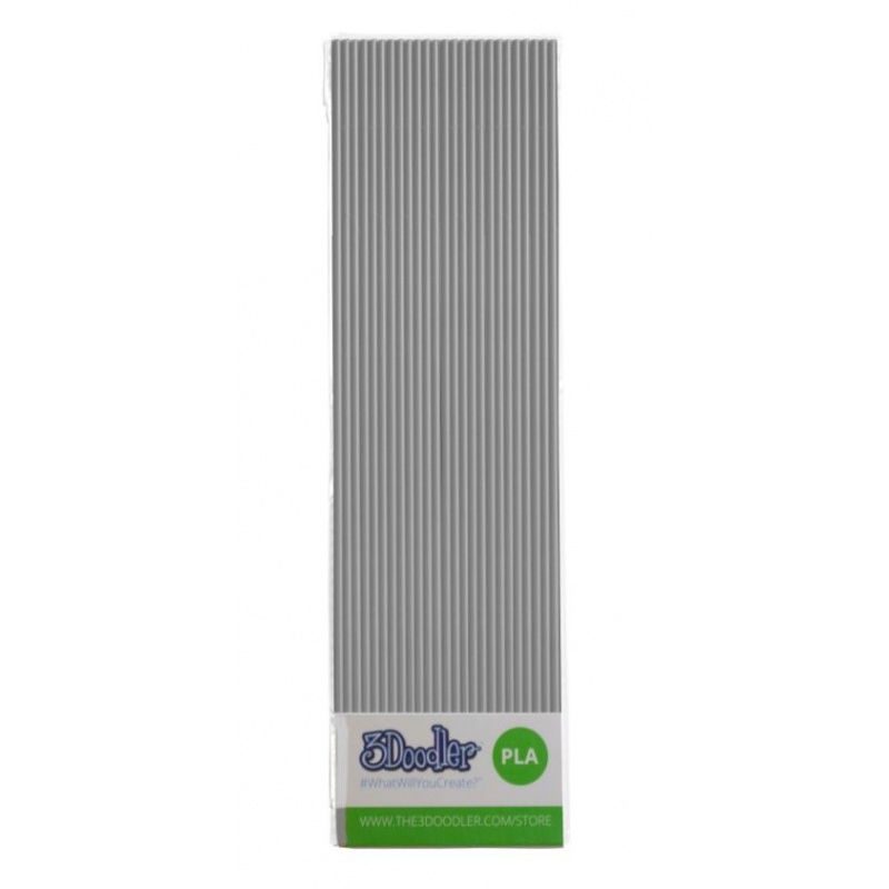 Filament 3Doodler Create i PRO, PLA, 3mm, 25 sztuk, Robo Silver