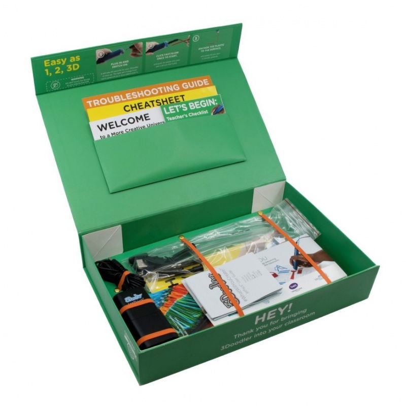 3Doodler Create Plus Learning packs, 6 długopisów do druku 3D z