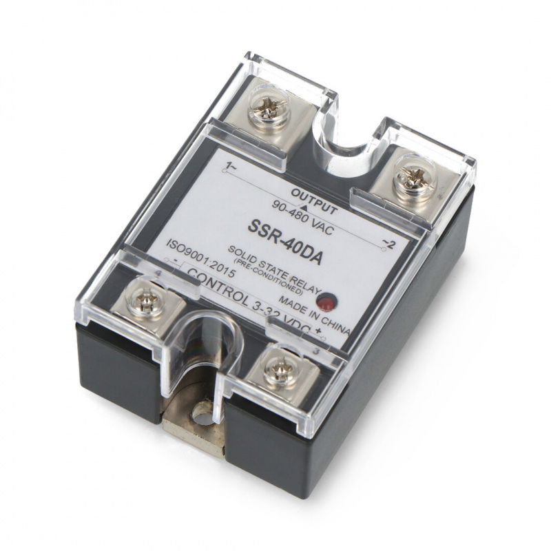 Polovodičové relé SSR-40A 480VAC / 40A - 32VDC