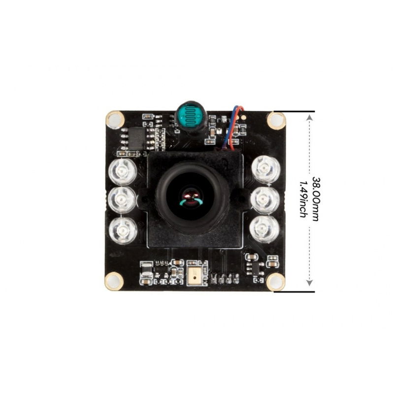 Arducam 1080P Day/Night Vision USB Camera, 2MP Infrared Webcam