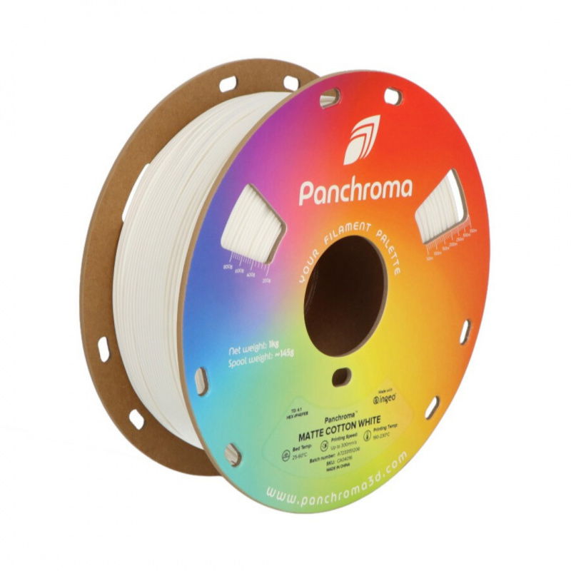 Polymaker Panchroma PLA filament 1,75mm, 1kg - Bavlna Bílá