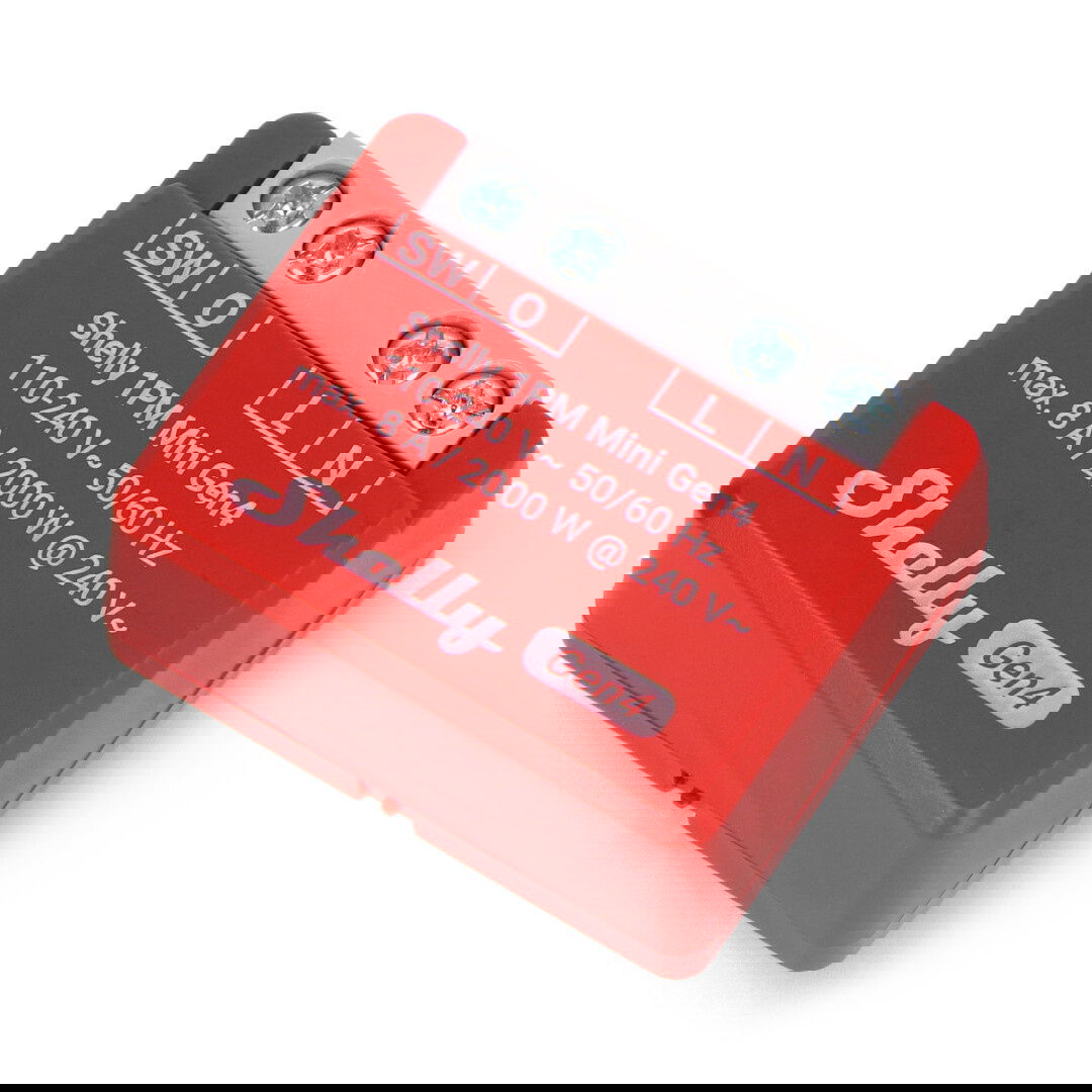 Shelly 1 PM Mini Gen4 - przekaźnik 240V/8A