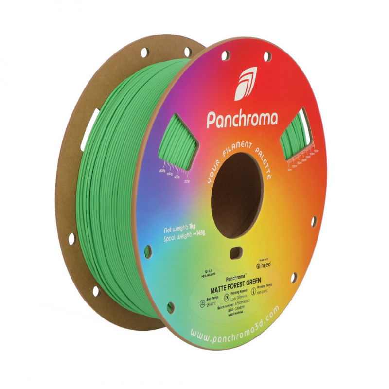 Polymaker na vlákna Panchroma PLA 1,75mm 1kg - Forest Green