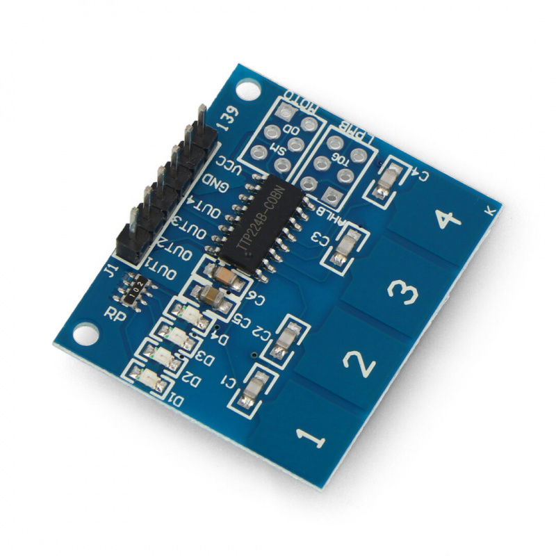 Dotyková klávesnice TTP224 - 4 tlačítka