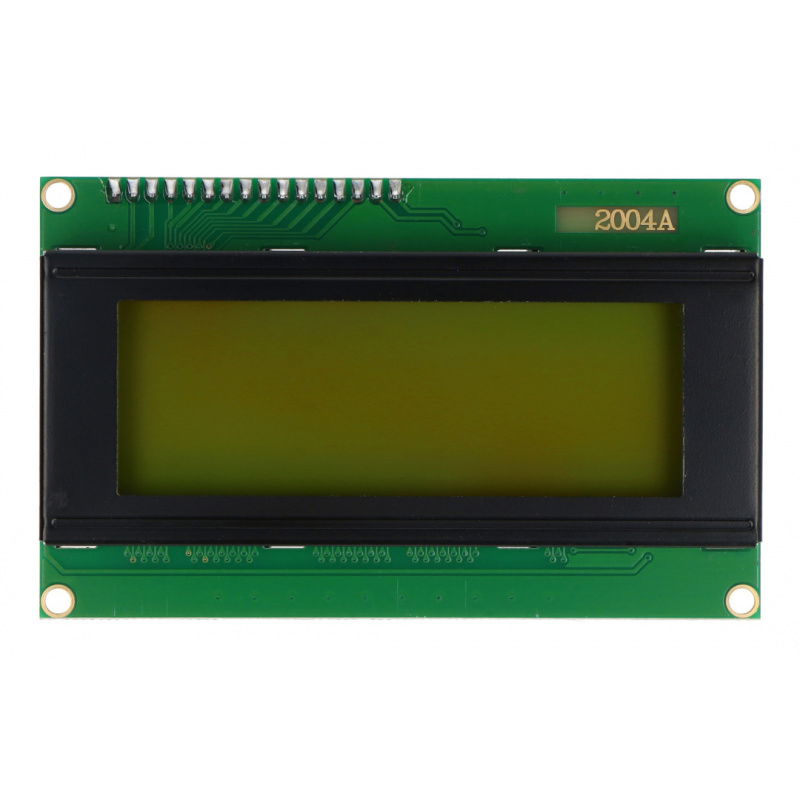 LCD displej 4x20 znaků zelený s konektory - justPi