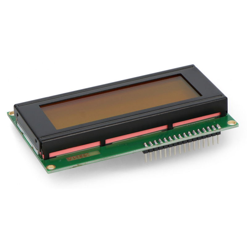 LCD displej 4x20 znaků zelený s konektory - justPi