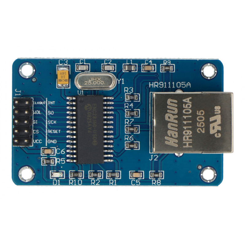 Síťový modul Ethernet ENC28J60