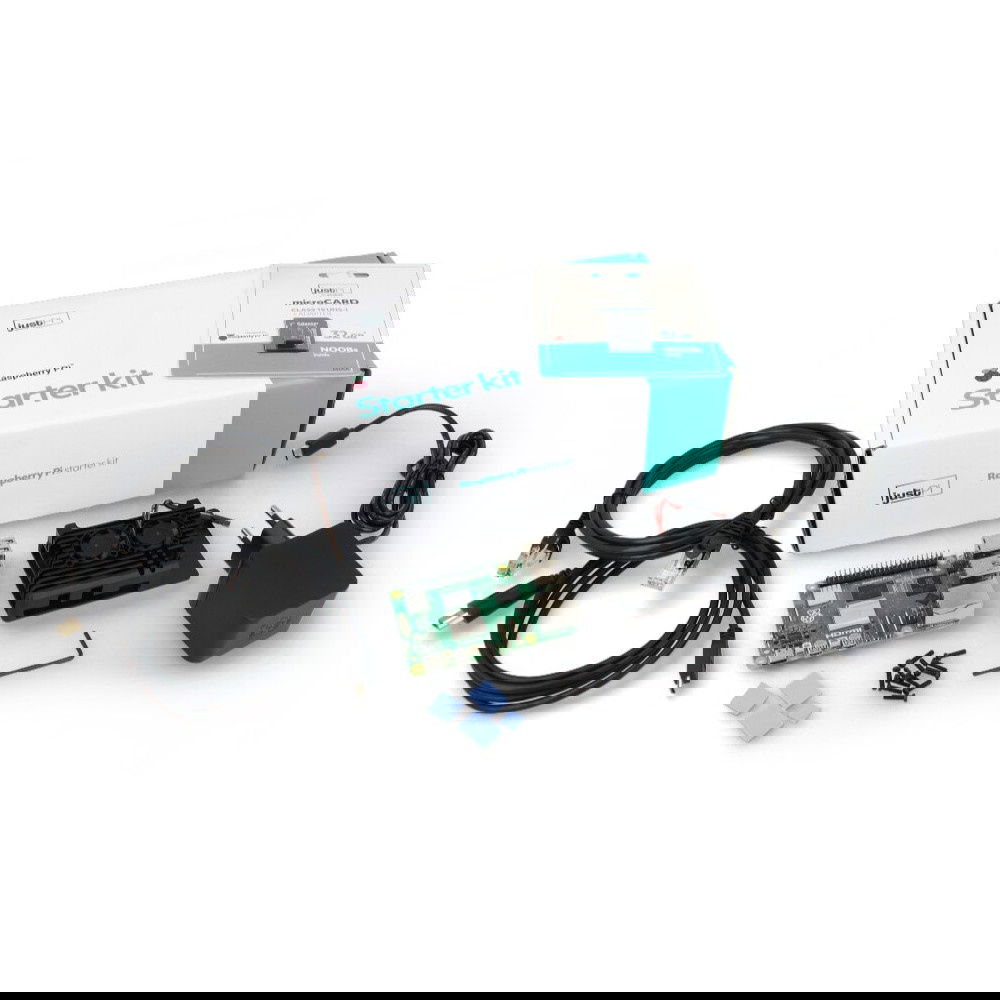 Zestaw justPi z Raspberry 5 8GB + 32GB microSD + akcesoria -