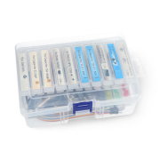 Sada elektronických součástek + prkénko 400 - E24 - 235 prvků