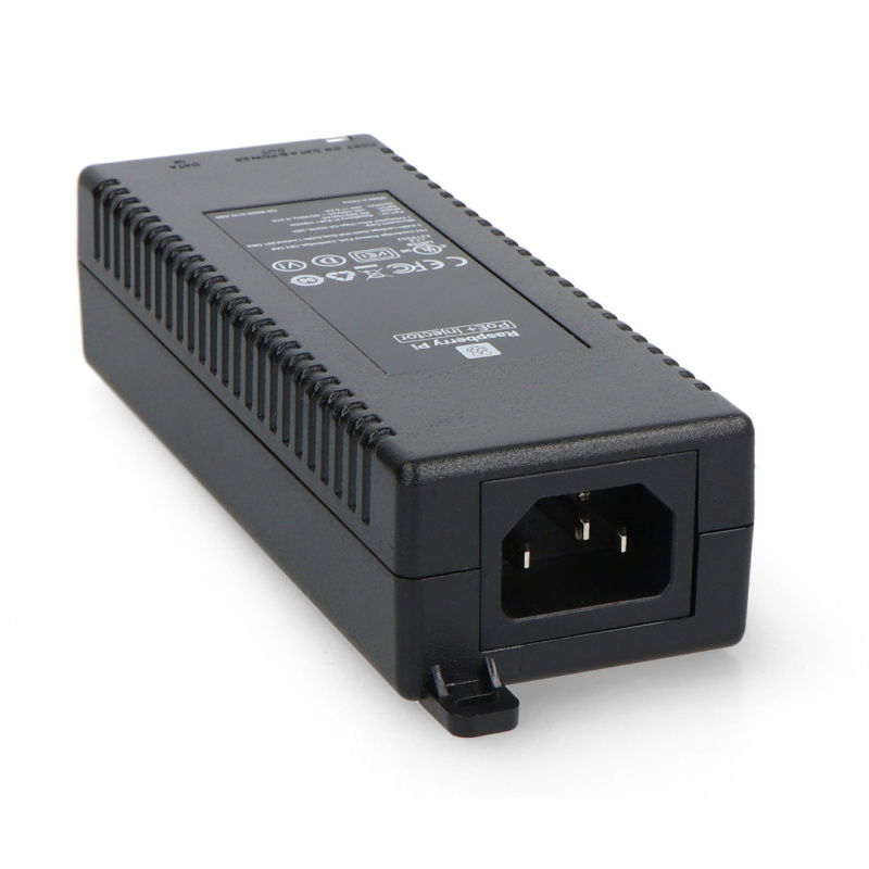 Raspberry Pi PoE+ Injector - oficiální PoE zdroj - RJ45 - se