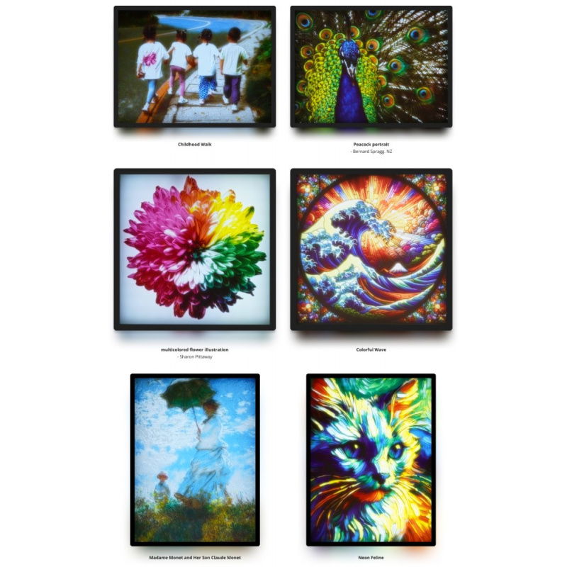 Sada litofánového LED podsvícení - KC009 - 96x144mm - 2ks -