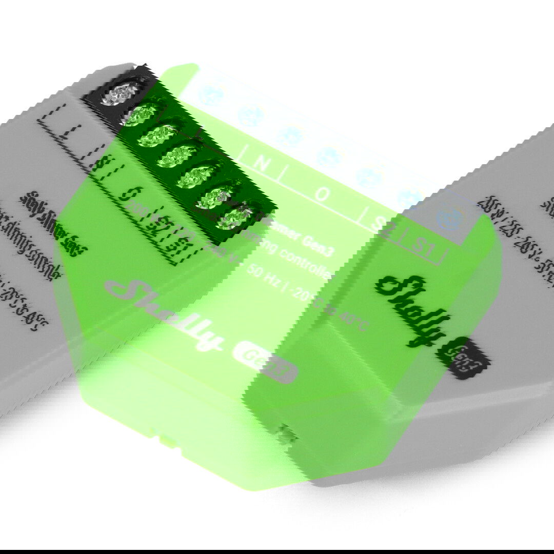 Shelly Dimmer Gen3 - inteligentny ściemniacz światła WiFi