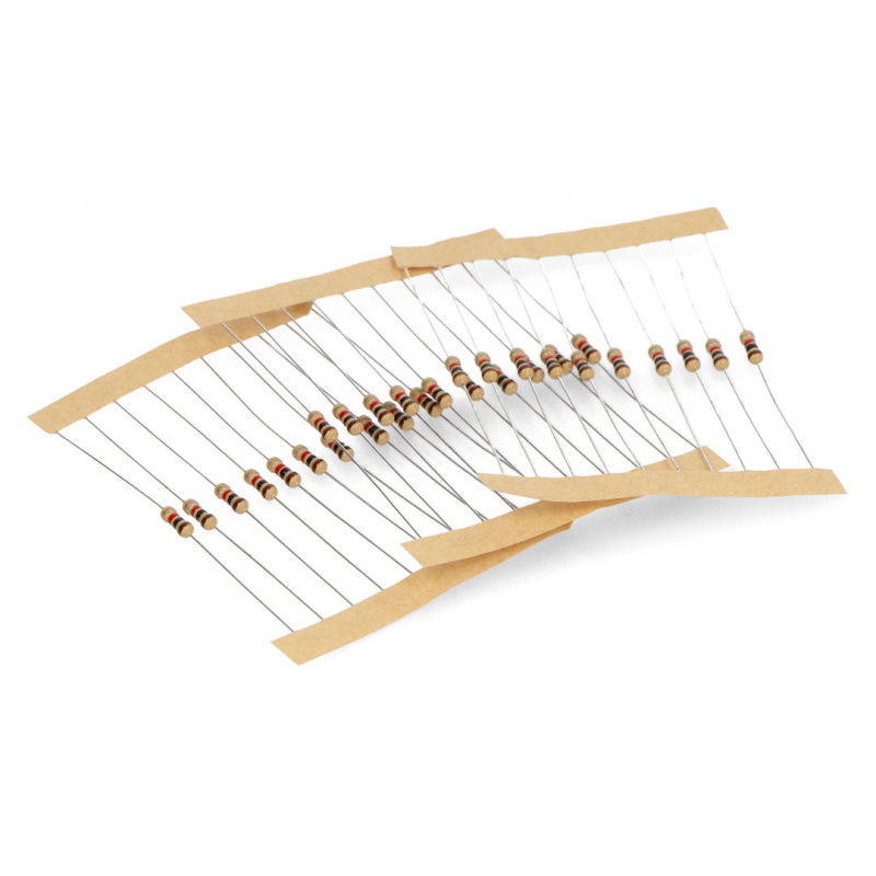 THT rezistor 1/4 W 1kΩ - 10ks.