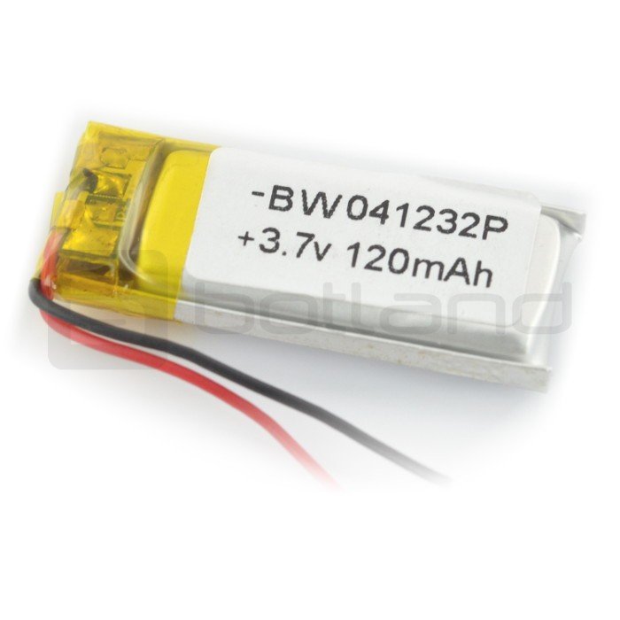 Baterie Li-Poly 120 mAh 3,7 0,4 Wh