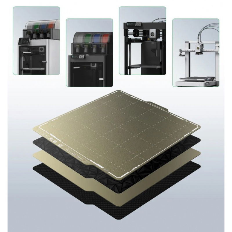 BIQU Panda Spring steel sheet Textured & smooth PEI 257*257