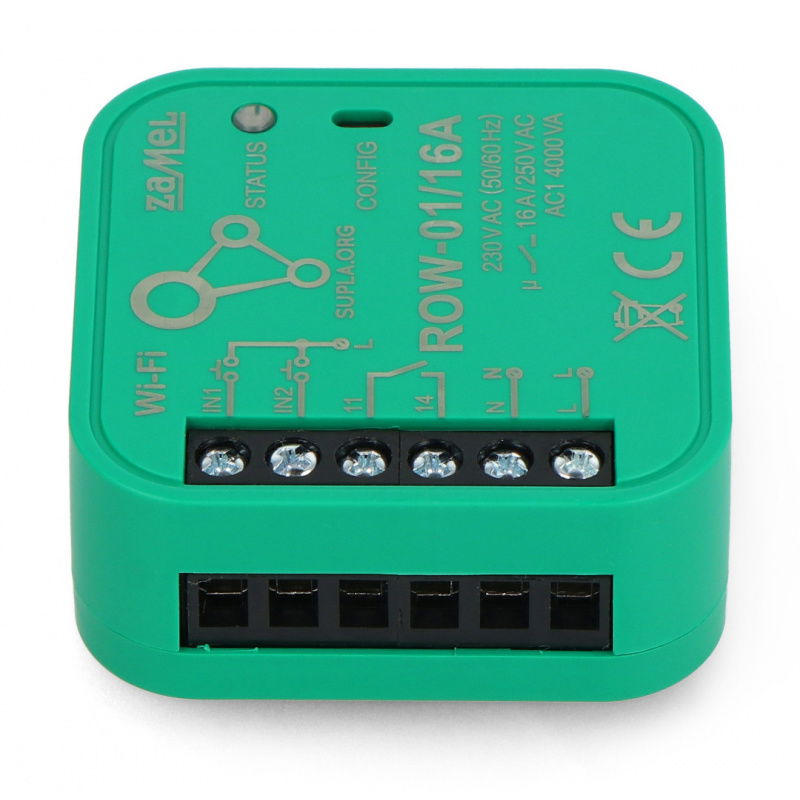 Odbiornik Wi-Fi 1-kanałowy 16A - Supla