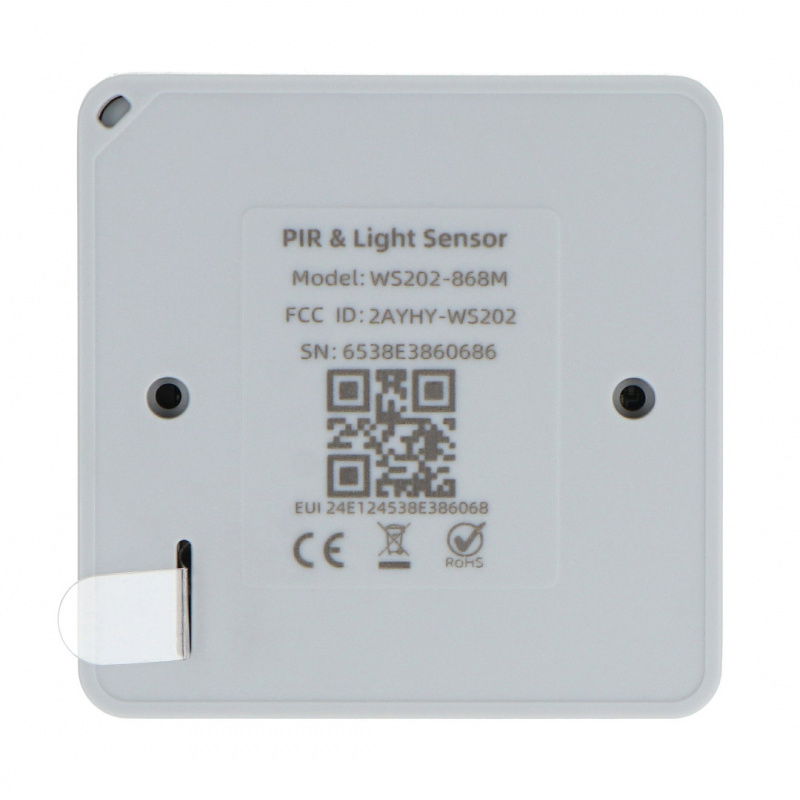 Milesight WS202 Czujnik Ruchu / PIR oraz Ilości Światła w