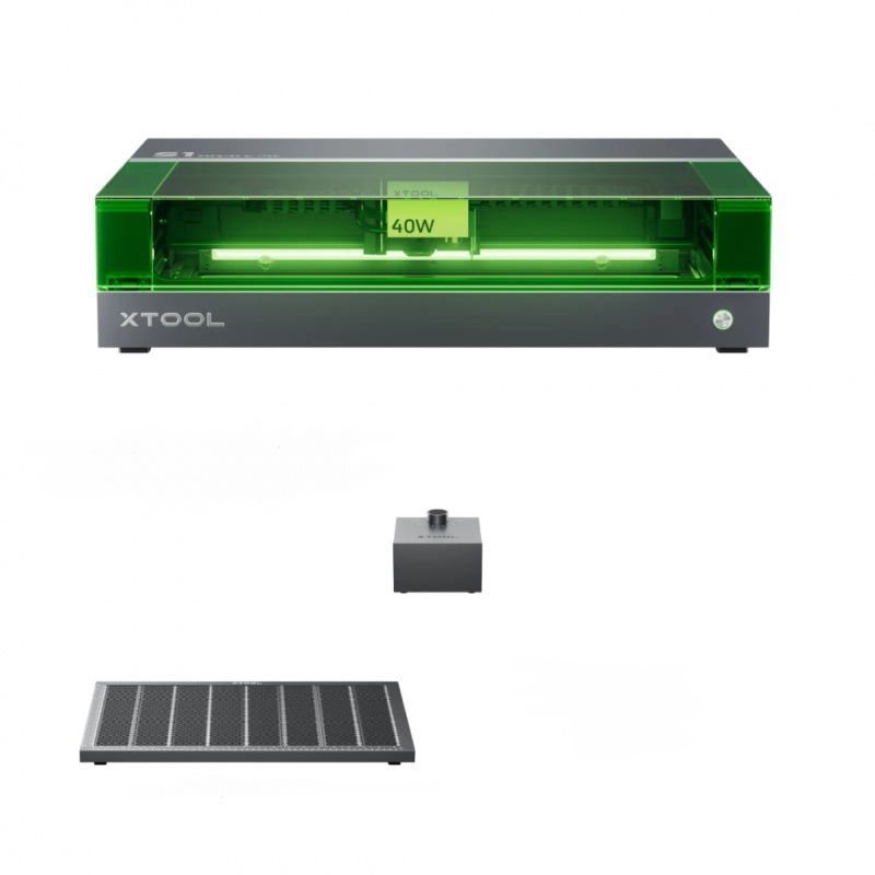 xTool S1 - řezací a gravírovací stroj - 40W - základní sada