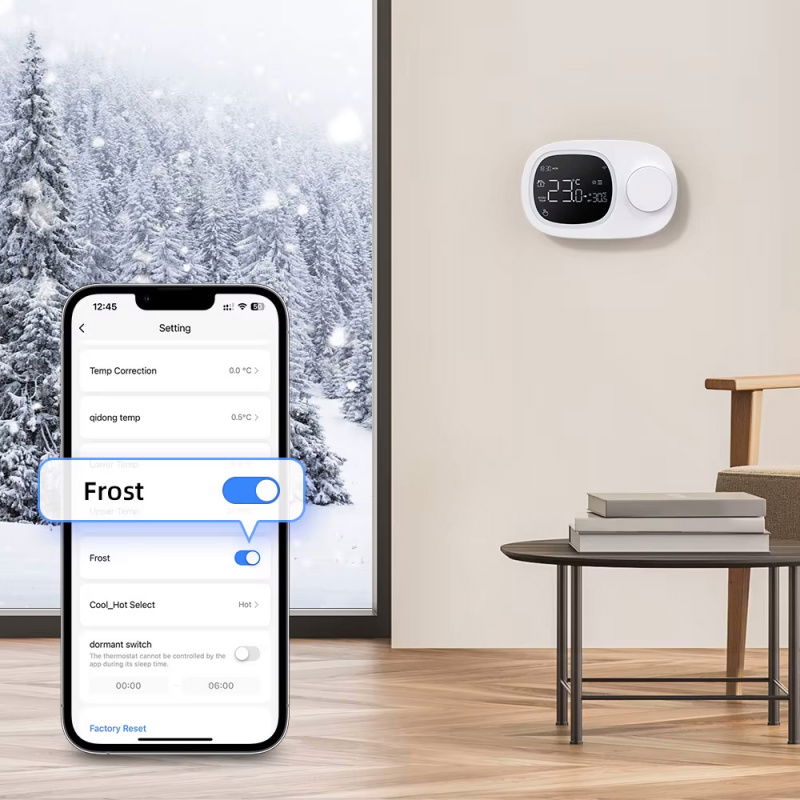 Tuya - bezprzewodowy termostat RF/WiFi ze sterownikiem Split -