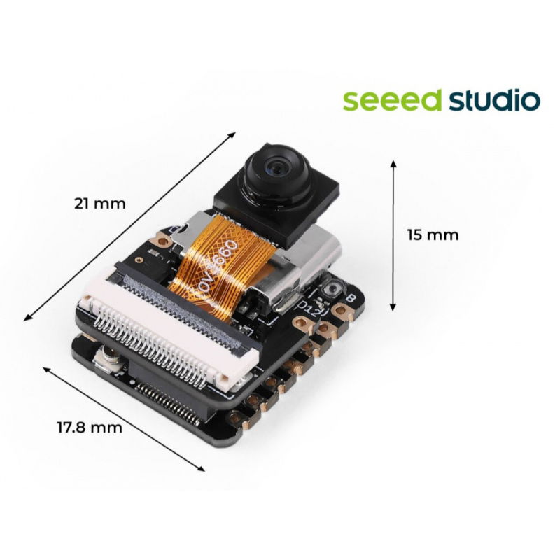 Seeed Xiao ESP32-S3 Sense - sada s kamerou OV3660 -