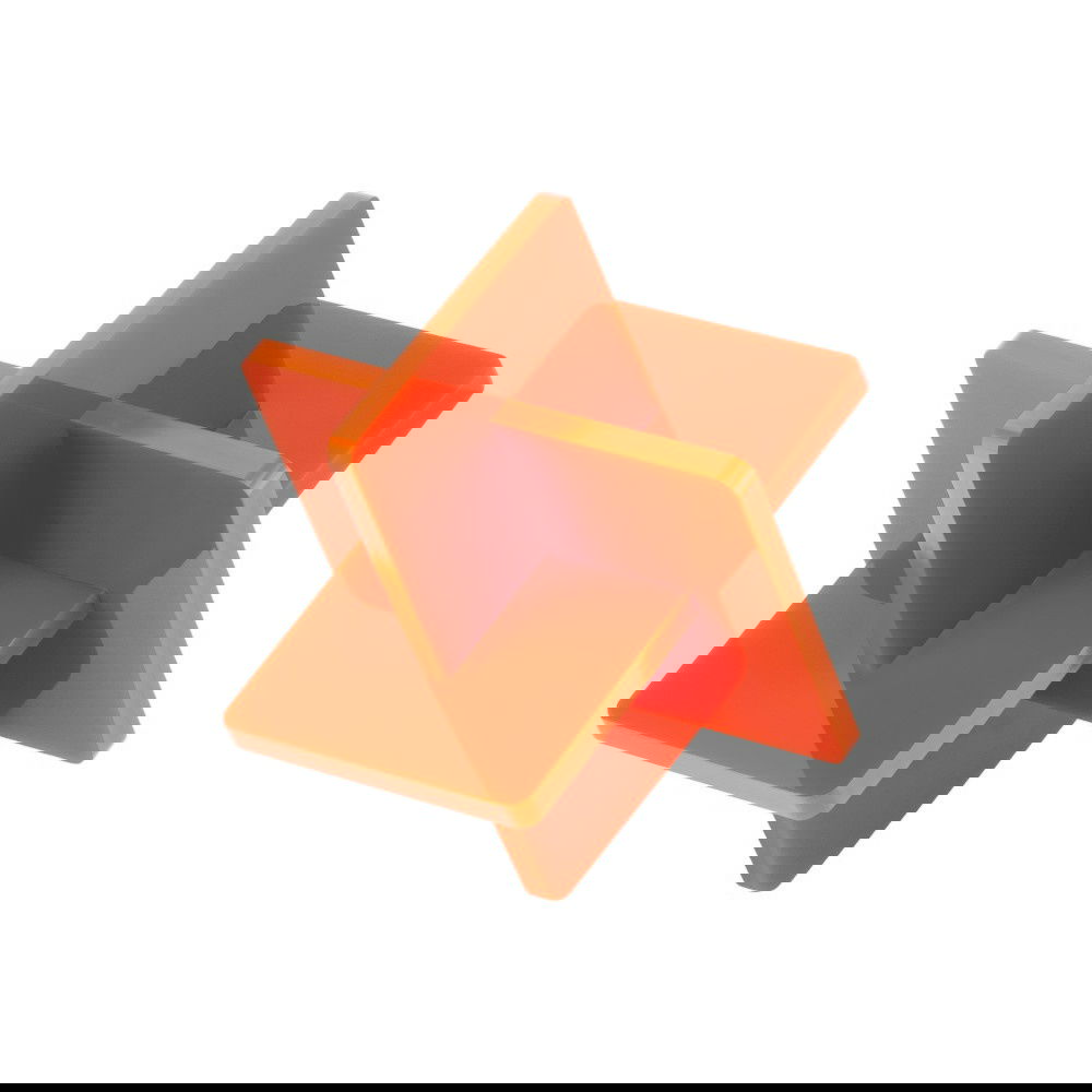 3mm Orange Opaque Glossy Acrylic (3PCS) - YB003