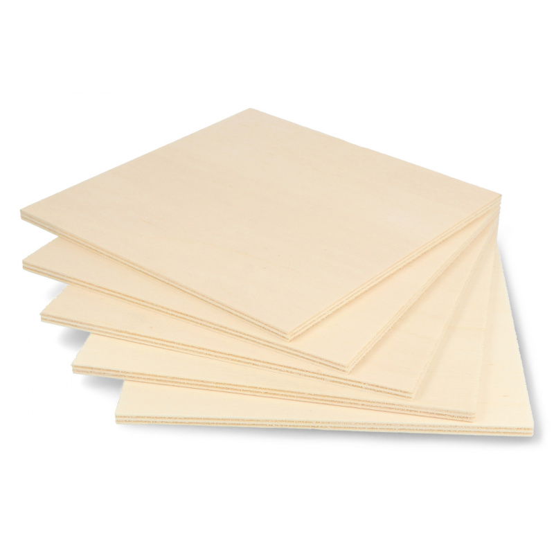 Sklejka topolowa 5mm 160x160mmm - 5szt.