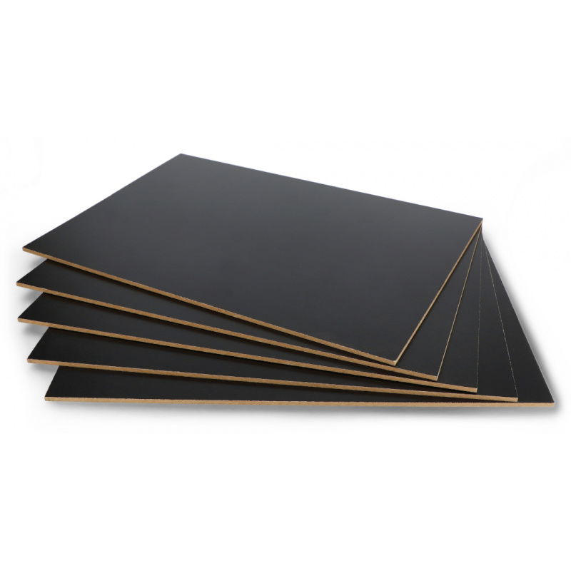 HDF czarny 210x297mm - 5szt.