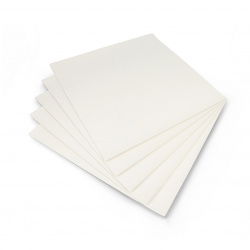 White Pebbled PU Leatherette Fabric - YD002