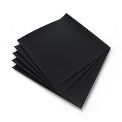 Black Pebbled PU Leatherette Fabric - YD001