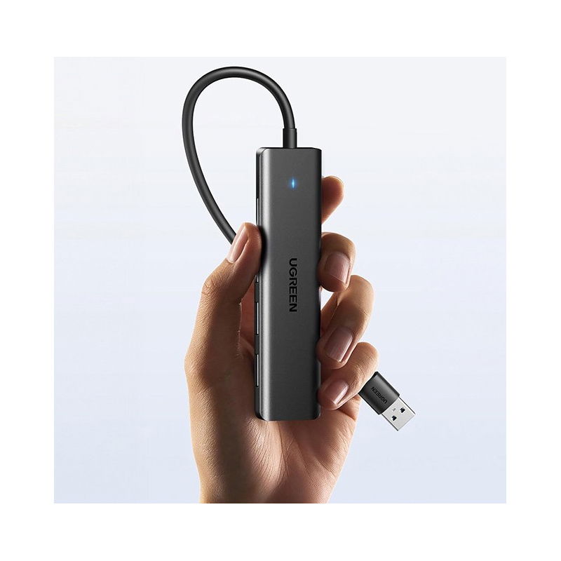Adapter UGREEN 4w1 25851 Hub USB-A do 4x USB-A (czarny)
