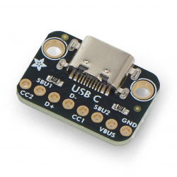 Adafruit Sunken USB Type C Breakout Board - Downstream