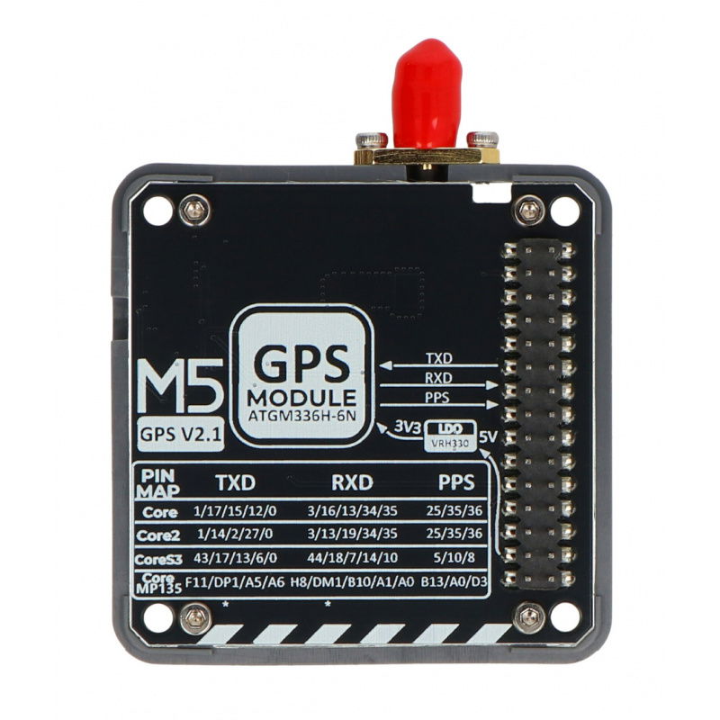 Modul GPS v2.1 s anténou SMA - AT6668 - pro vývojové moduly