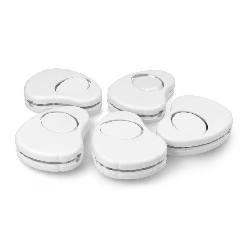 Průchozí nožní spínač PN30 230V - bílý - 5ks.