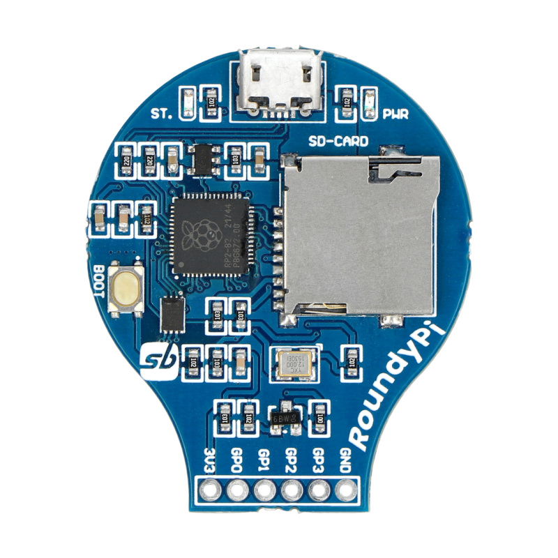 Roundy - Round LCD Board based on RP2040