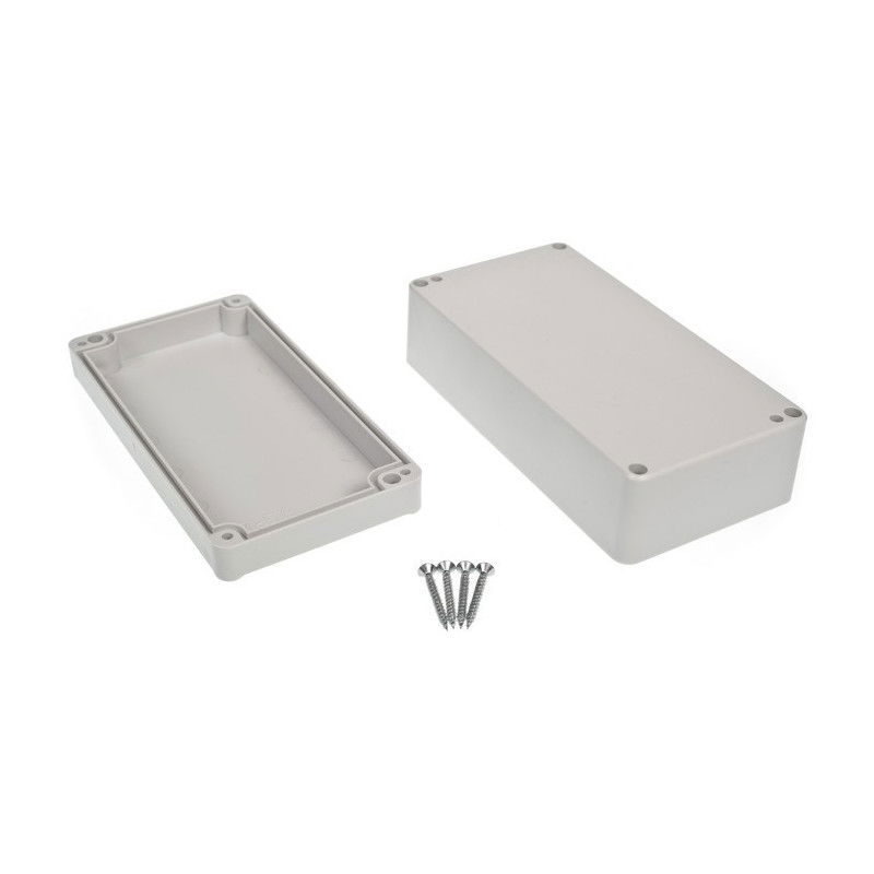 Plastové pouzdro Kradex Z57J - světlo 118x78x55mm