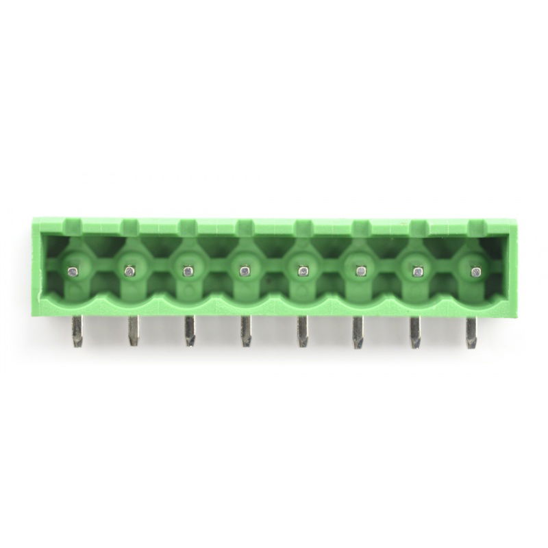 Listwa montażowa męska, 8-pinowa, raster 5,08mm, kątowa